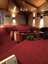 New Mount Carmel Baptist Church, interior